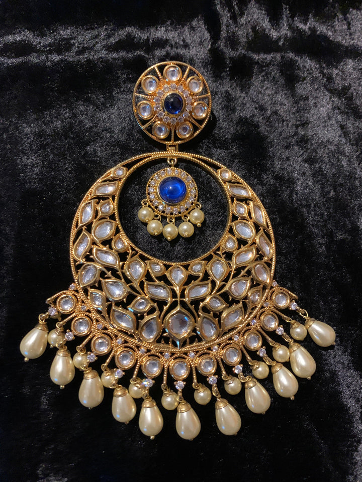 Statement Kundan Danglers - SHIVKA