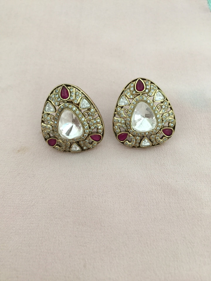 Victorian Kundan Necklace with Earrings