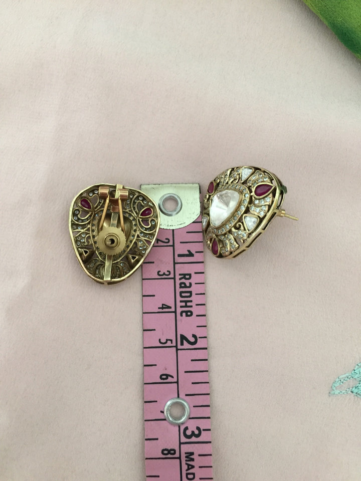 Victorian Kundan Necklace with Earrings