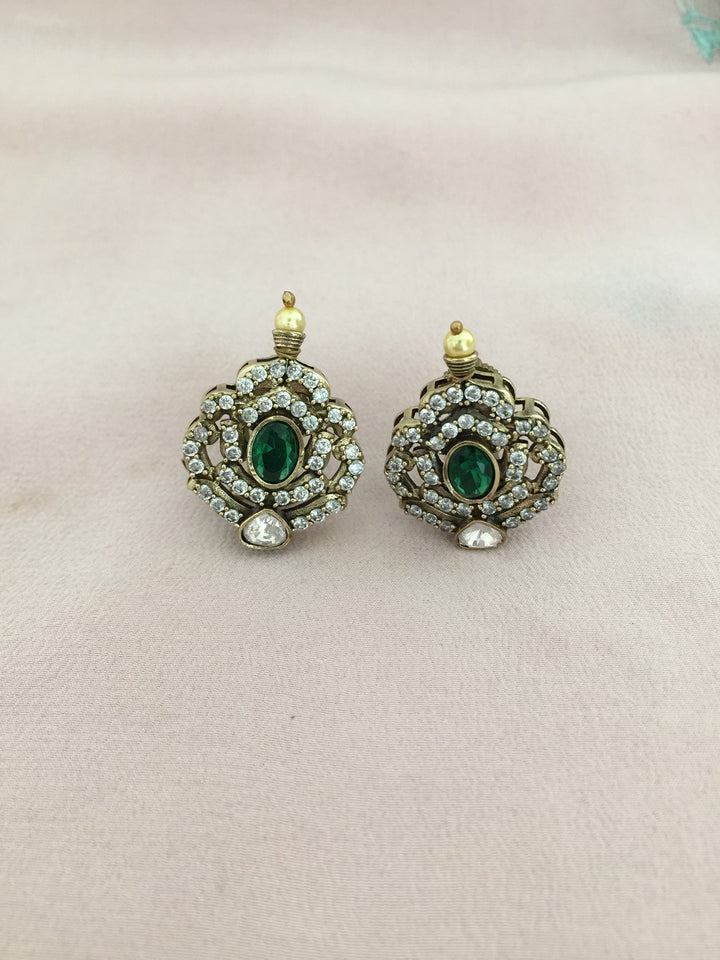 Victorian Kundan Choker with Earrings