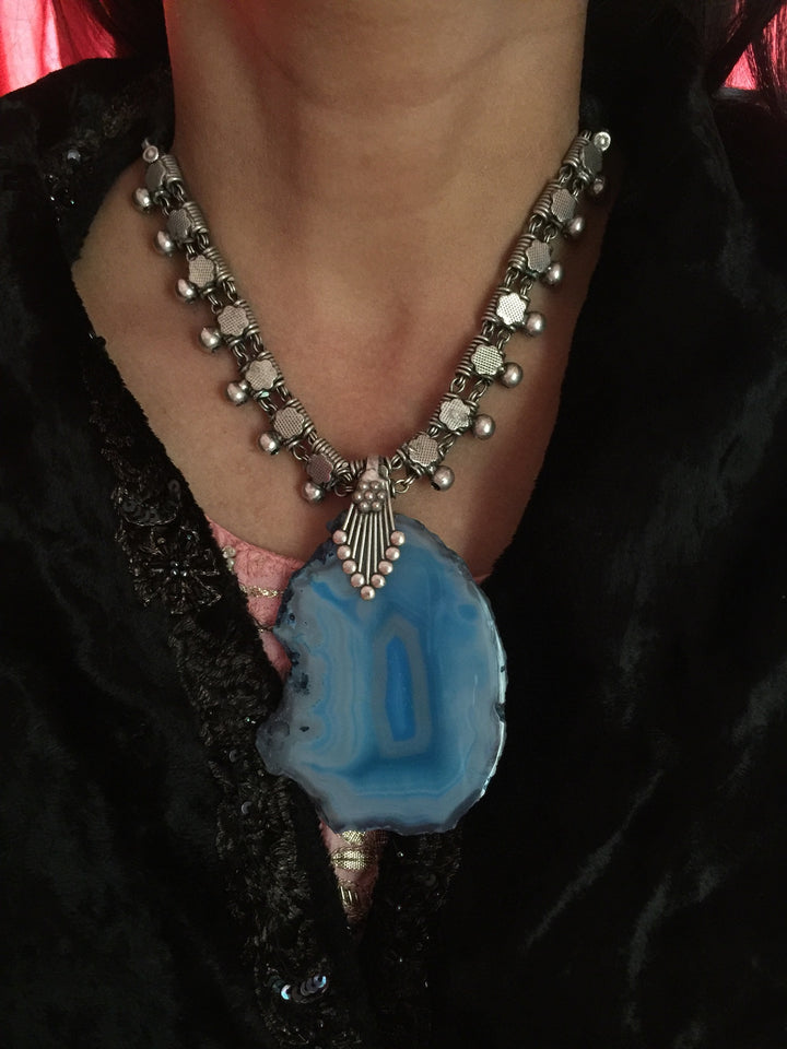 Trendy Raw Stones Necklace