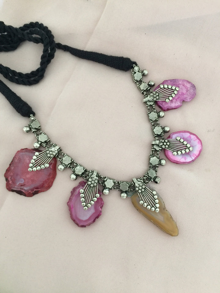 Trendy Raw Stones Necklace