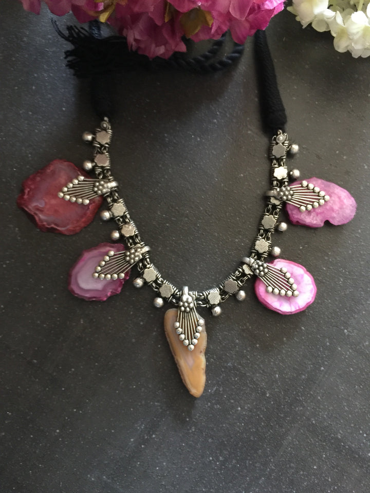 Trendy Raw Stones Necklace