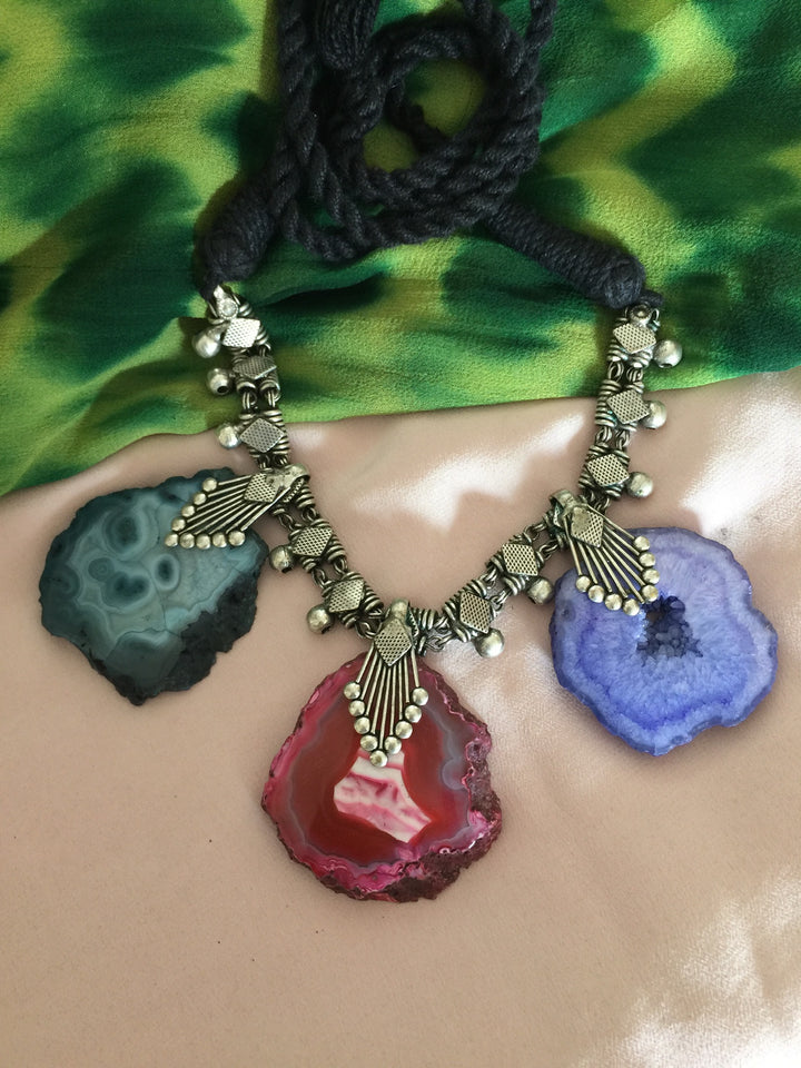 Trendy Raw Stones Necklace