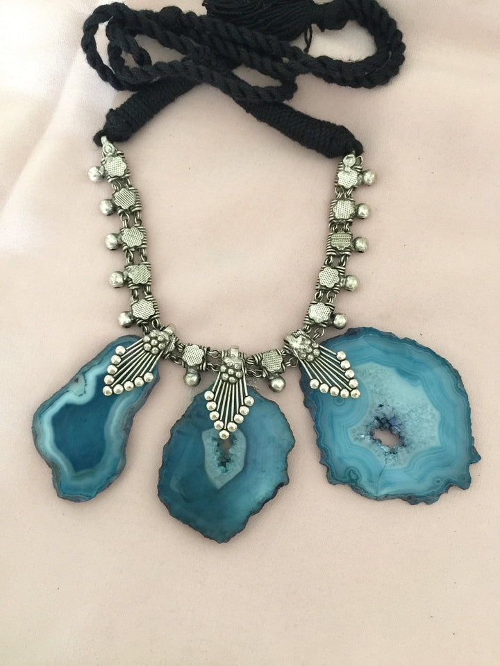 Trendy Raw Stones Necklace