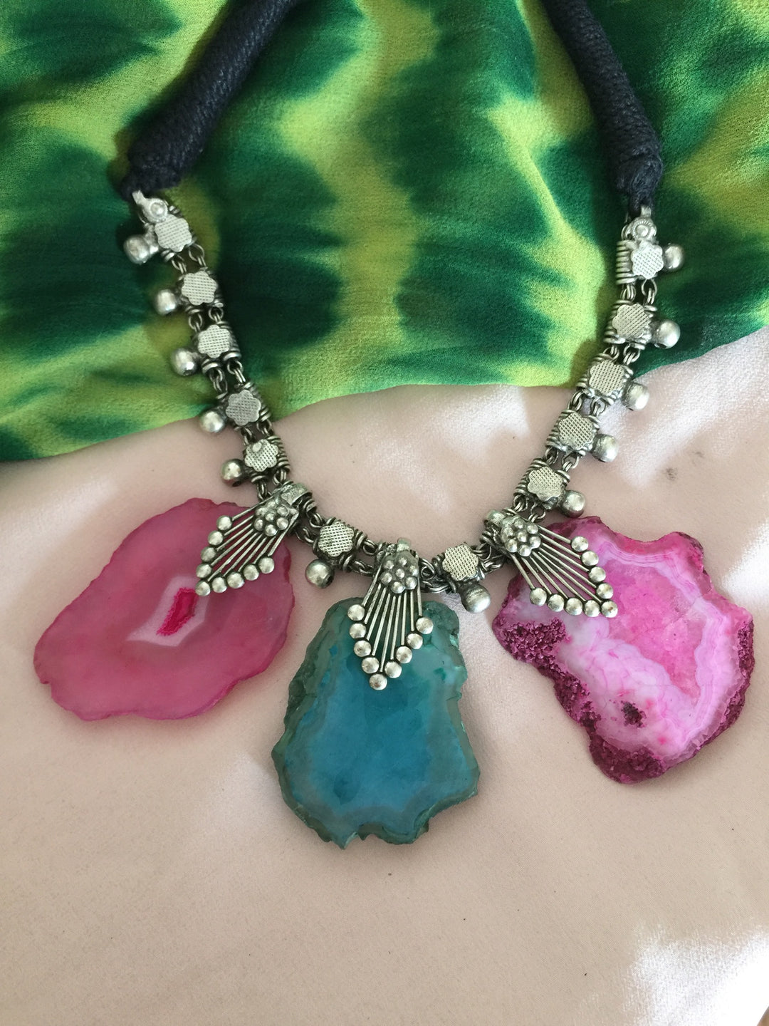 Trendy Raw Stones Necklace