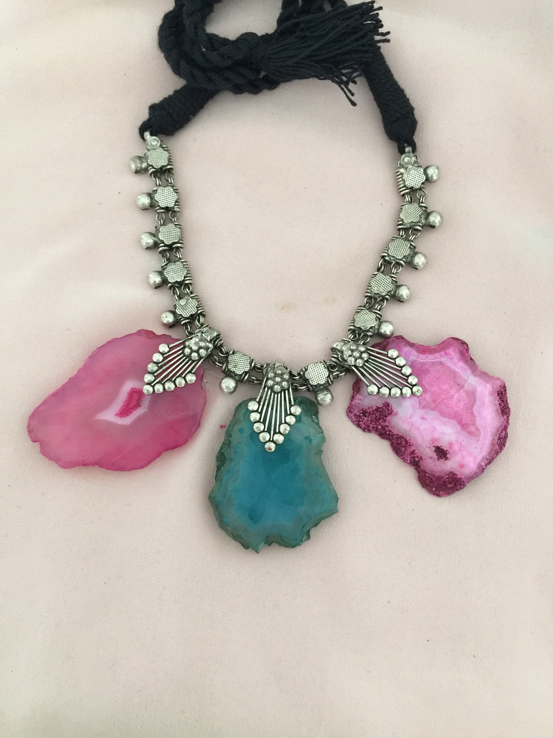 Trendy Raw Stones Necklace