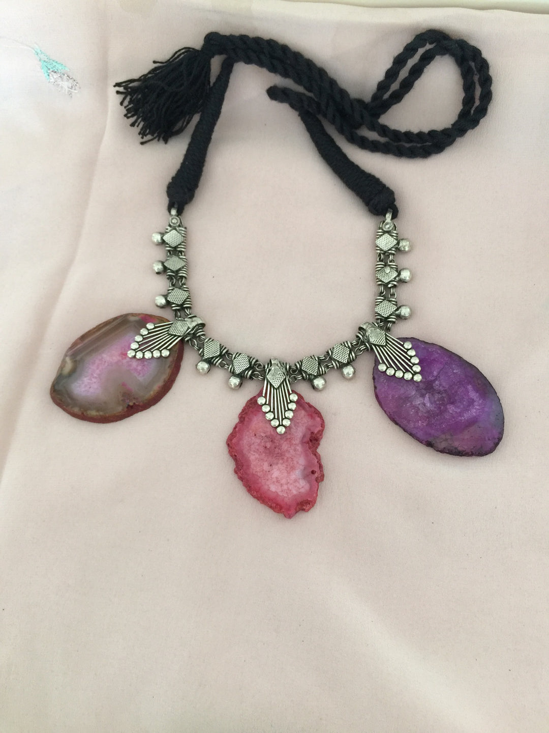 Trendy Raw Stones Necklace