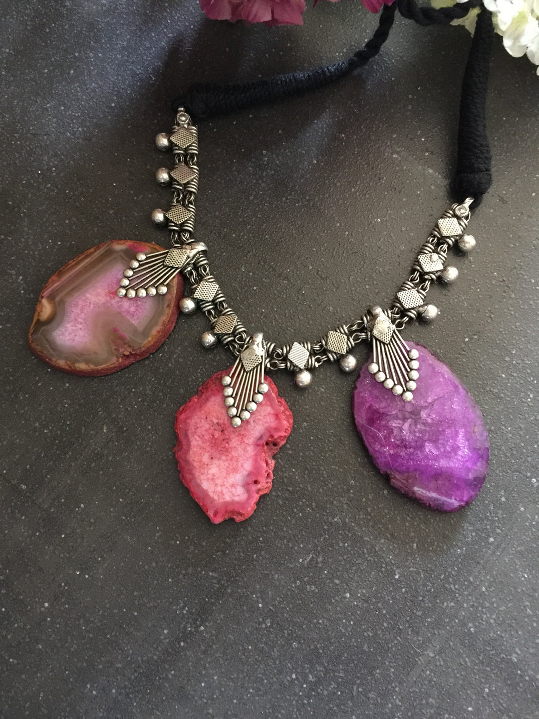 Trendy Raw Stones Necklace