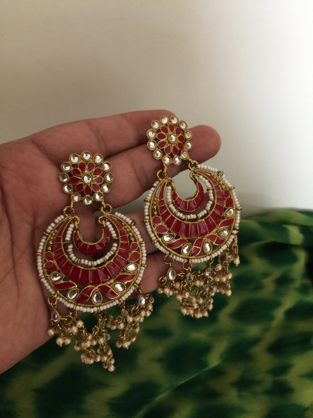 Red Enamelled Chandbaalis