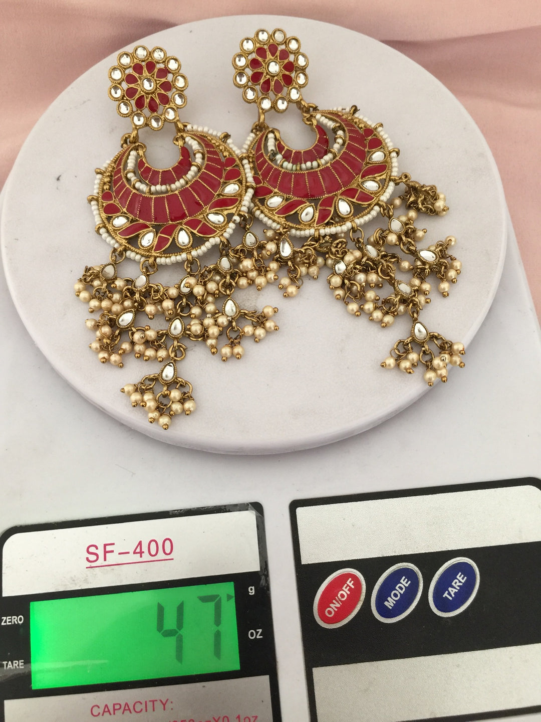 Red Enamelled Chandbaalis