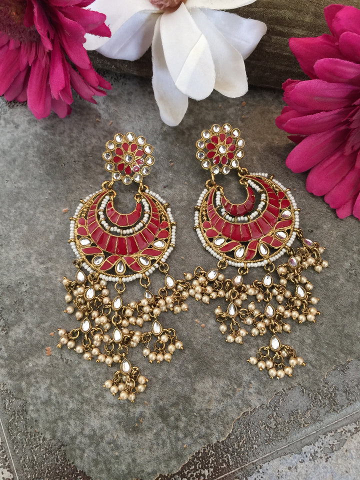 Red Enamelled Chandbaalis