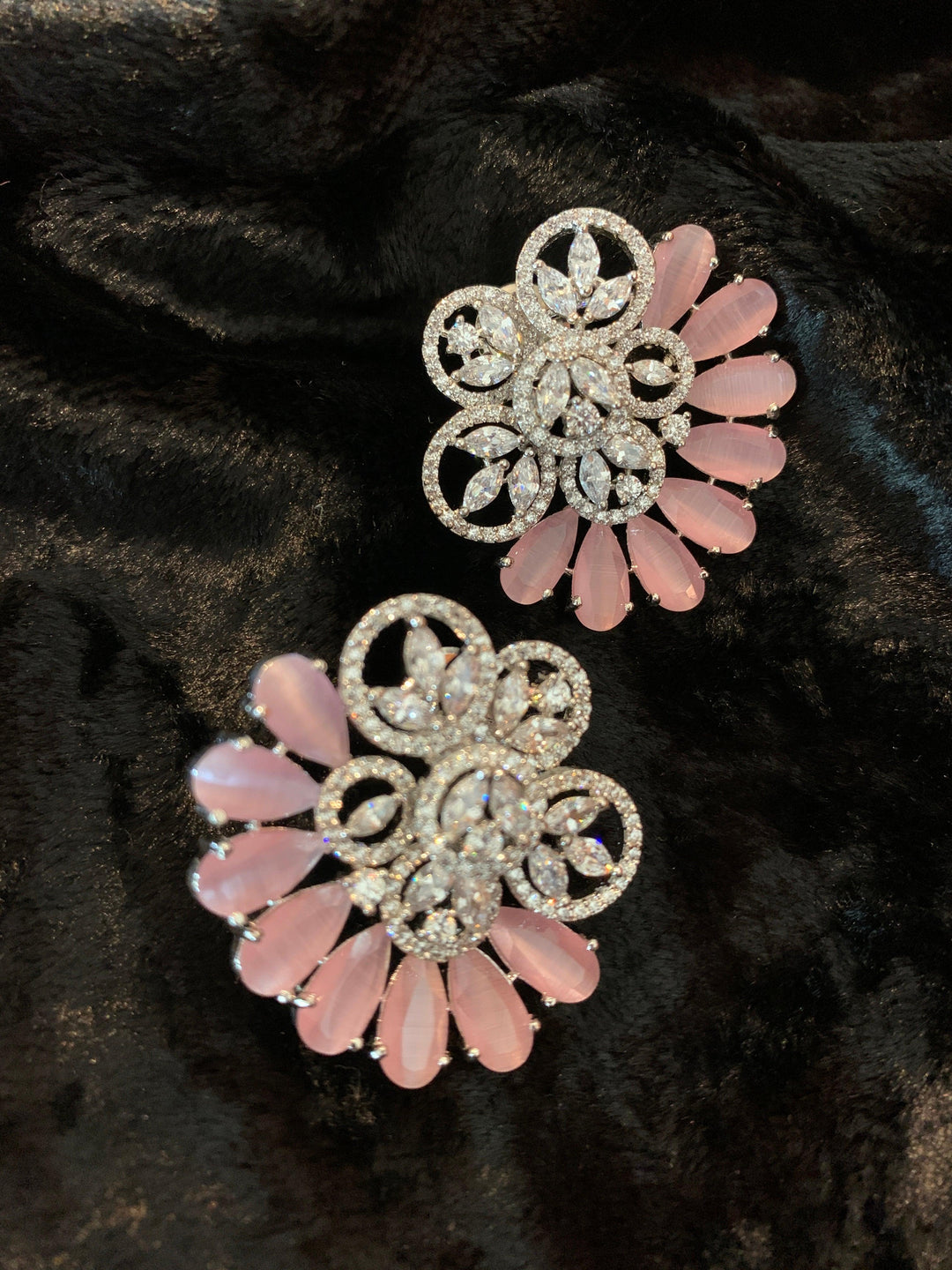 Pink CZ Studs - SHIVKA