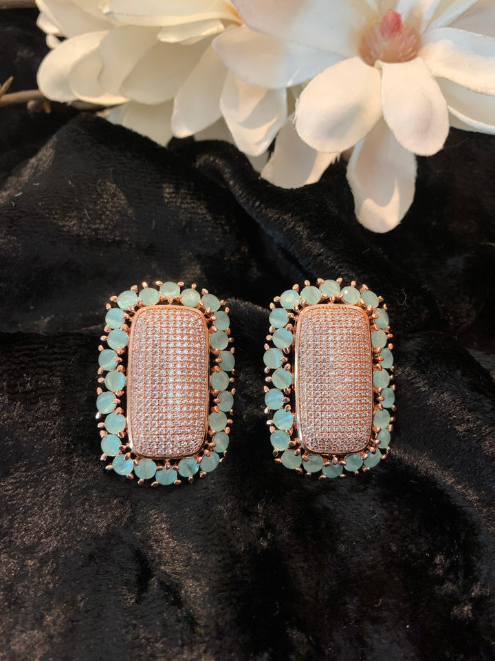 Sea Green Studs - SHIVKA