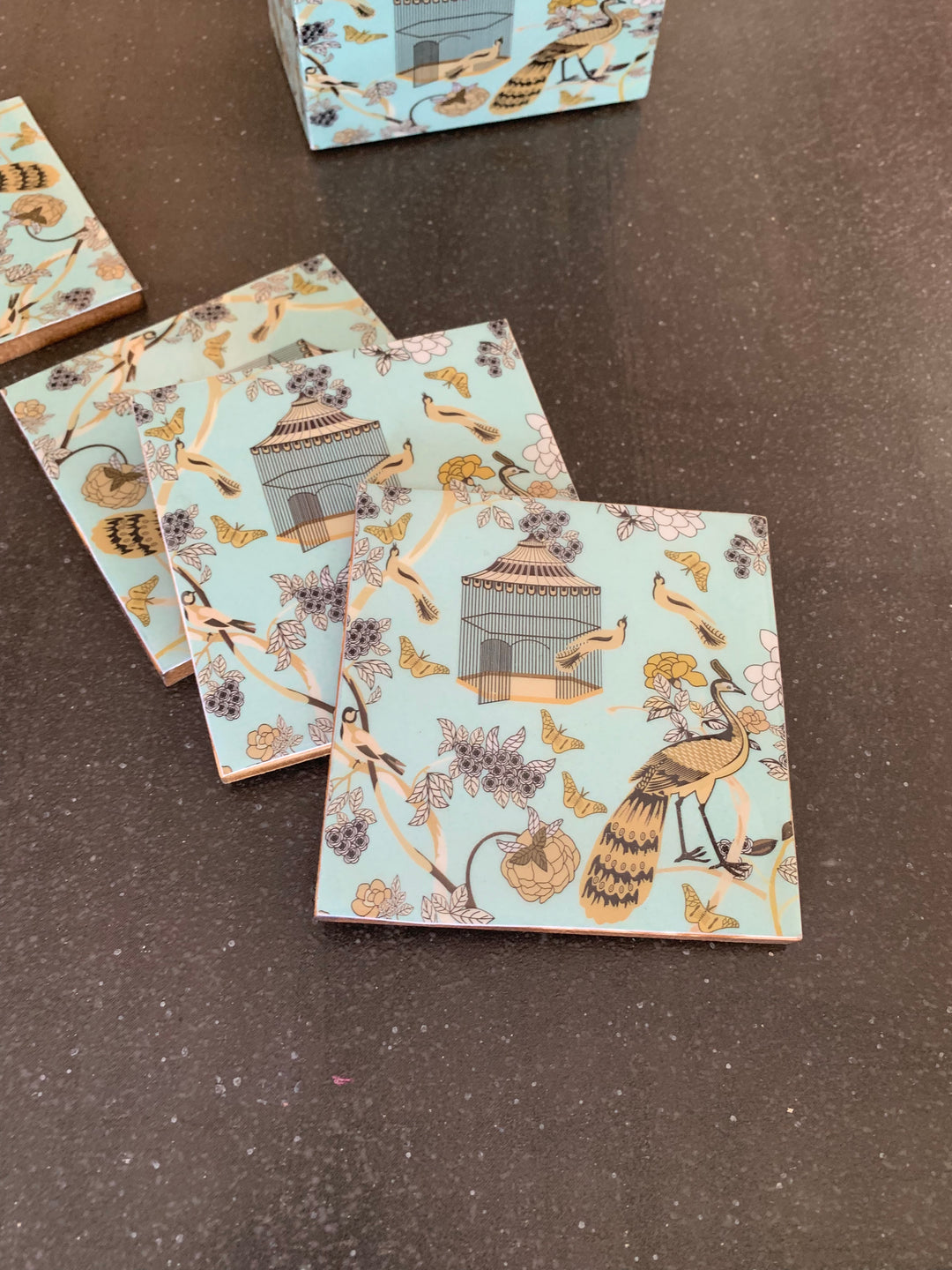 Bird Cage Ethnic Coasters