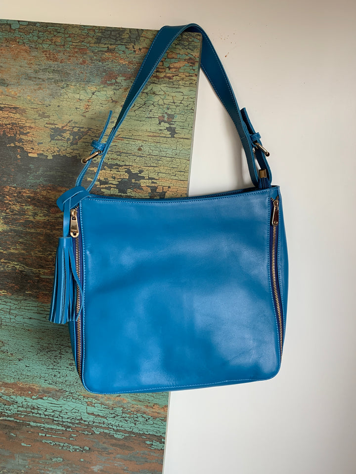 Bold Blue Shoulder Bag