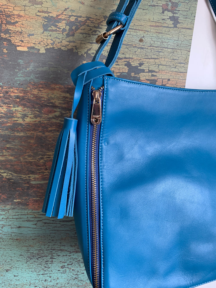 Bold Blue Shoulder Bag