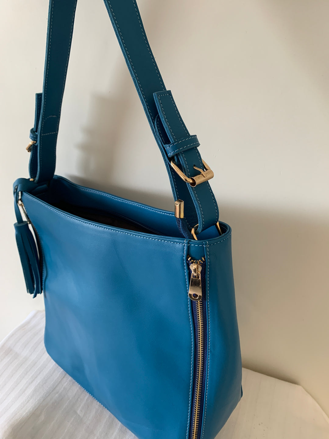 Bold Blue Shoulder Bag