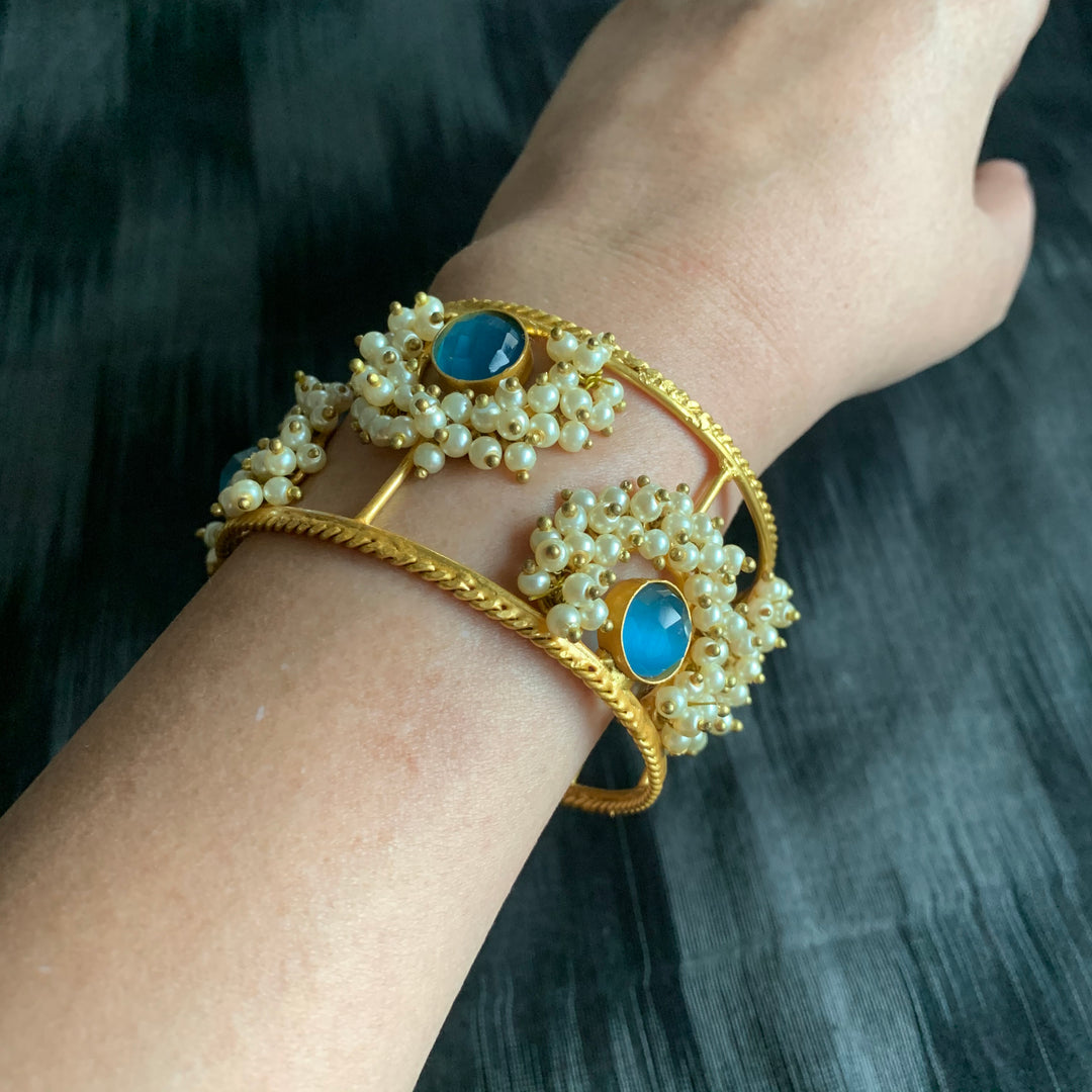 Blue Sea Festive Cuff