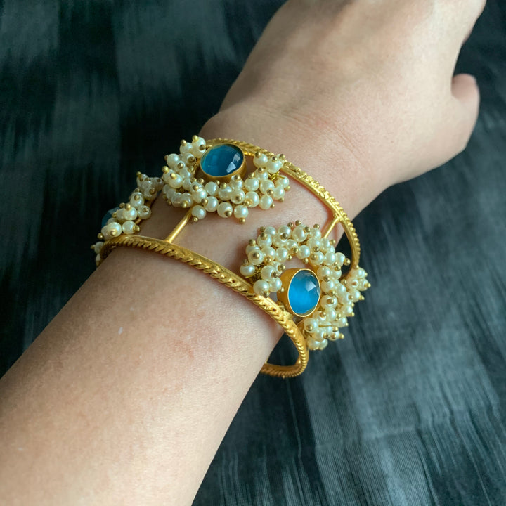 Blue Sea Festive Cuff