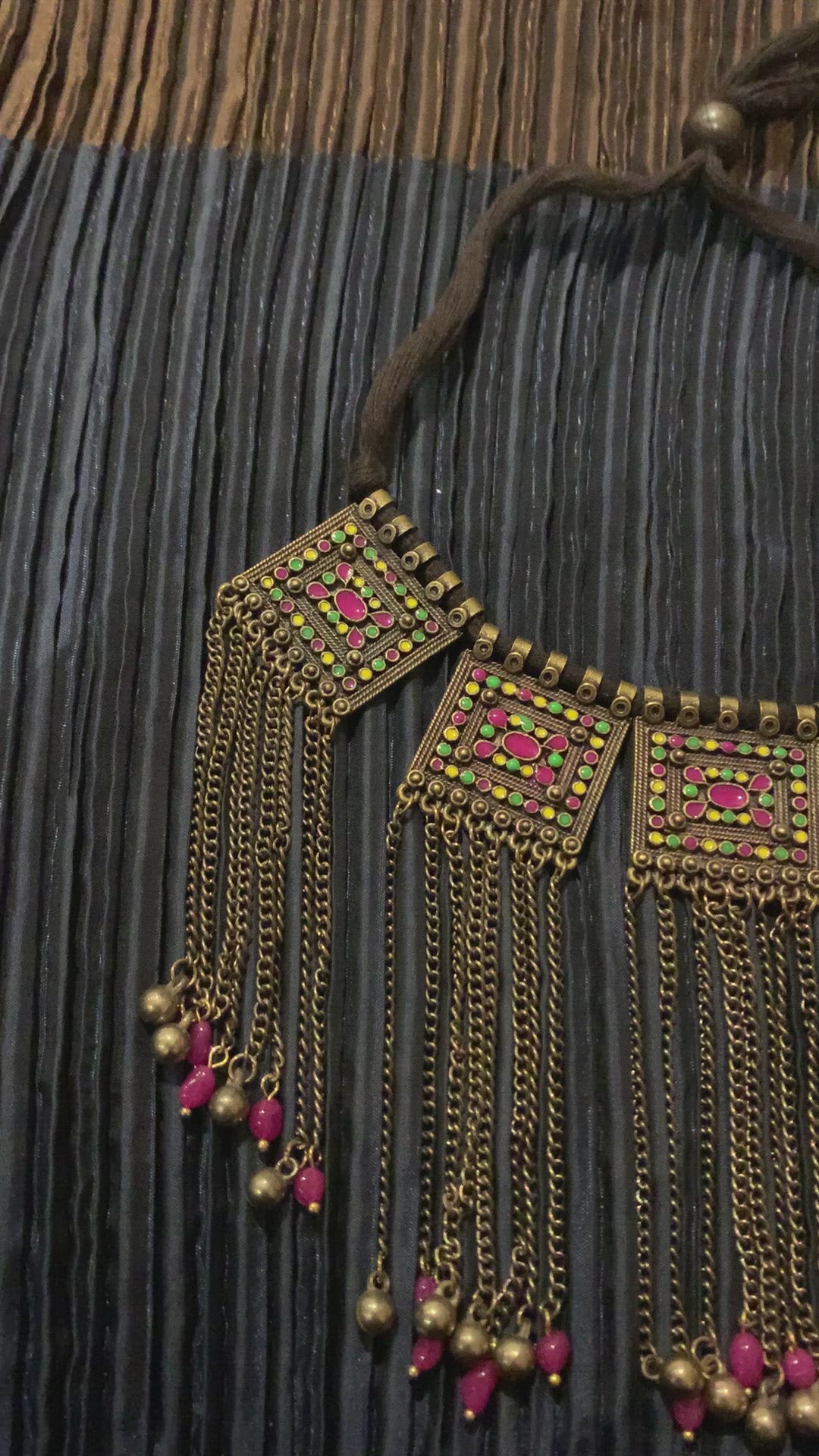 Tribal Necklace with Danglers