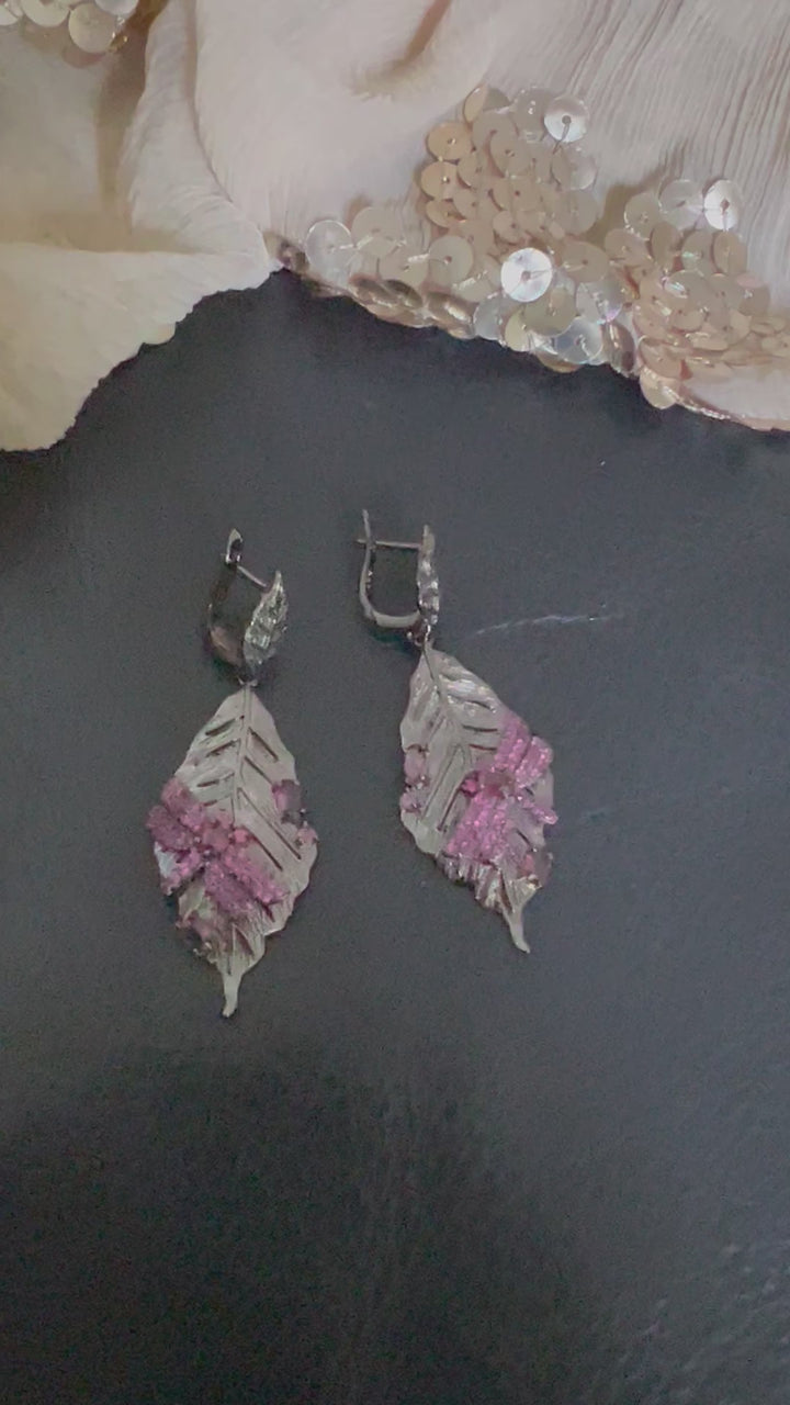 Designer Pure 925 Silver Dragon Fly Earrings