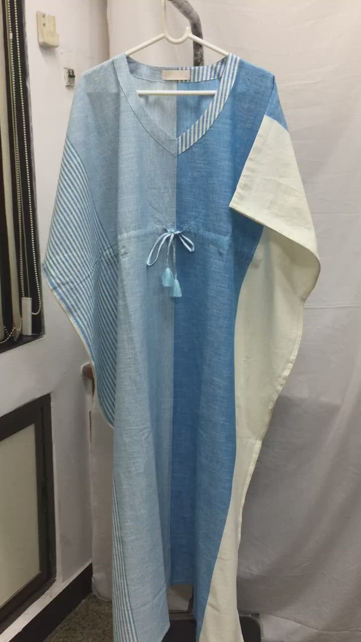 Indian Print Cotton Kaftan