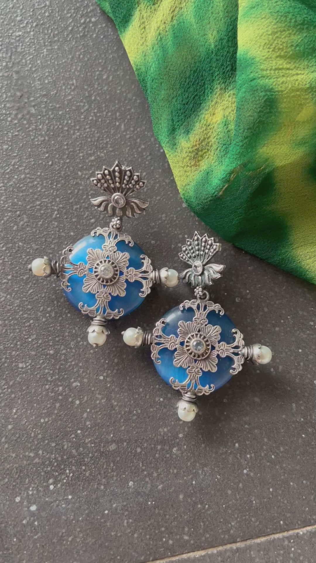 Antique Brass Earrings