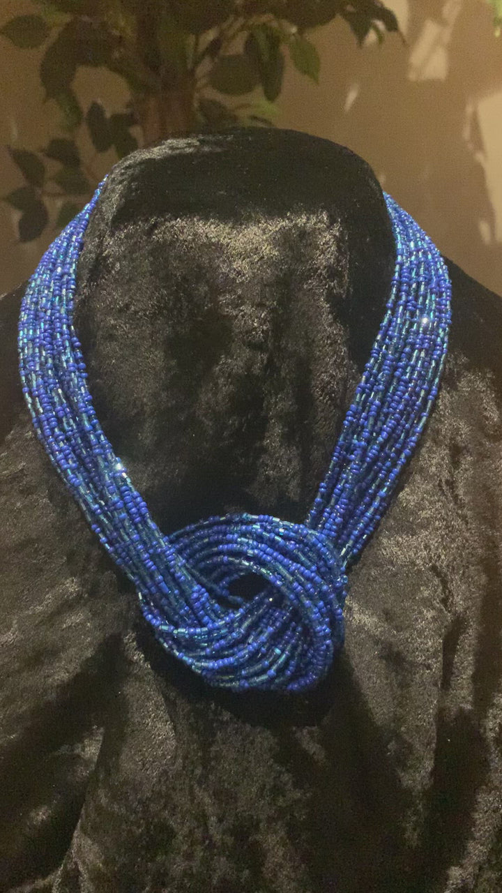 Knotty Beaded Necklace