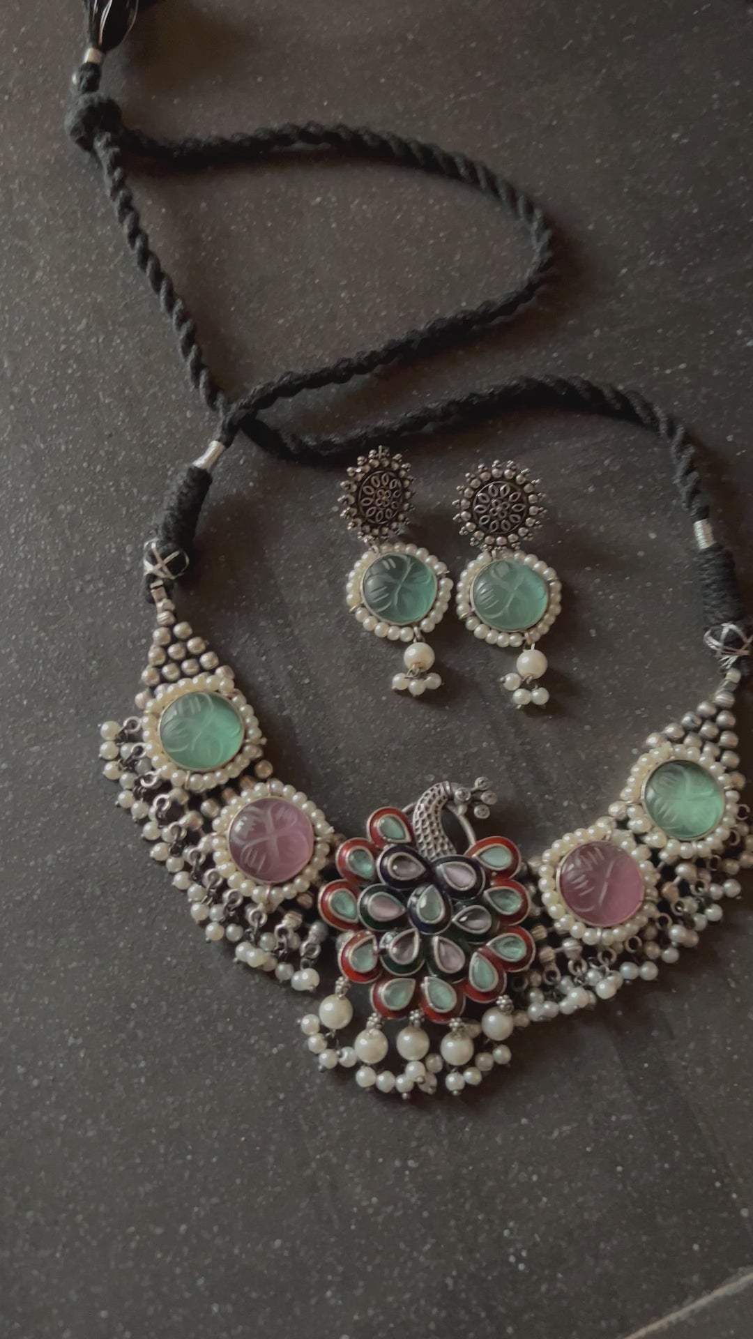 Fusion Necklace with Earrings