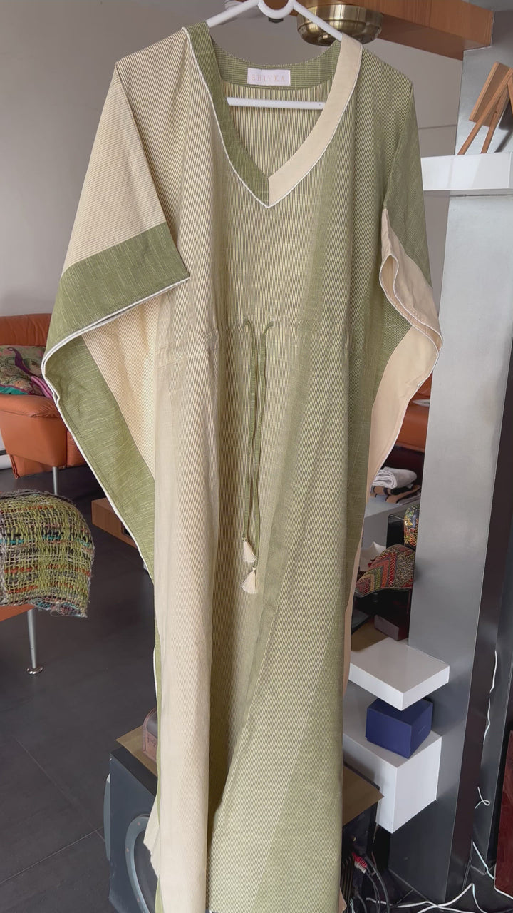 Indian Print Cotton Kaftan