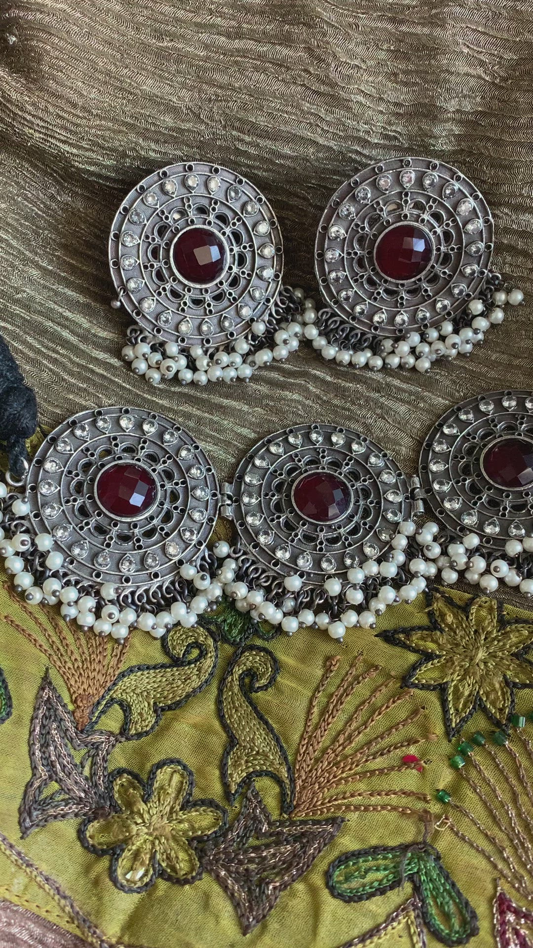 Antique Choker with Oversized Studs