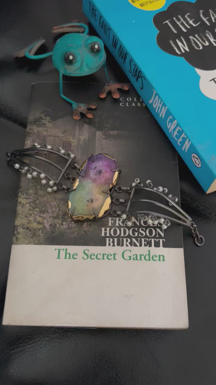 Statement Rainbow Druzy Bracelet