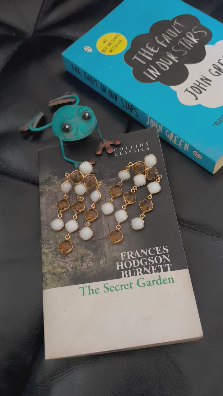 Statement Gemstones Earrings