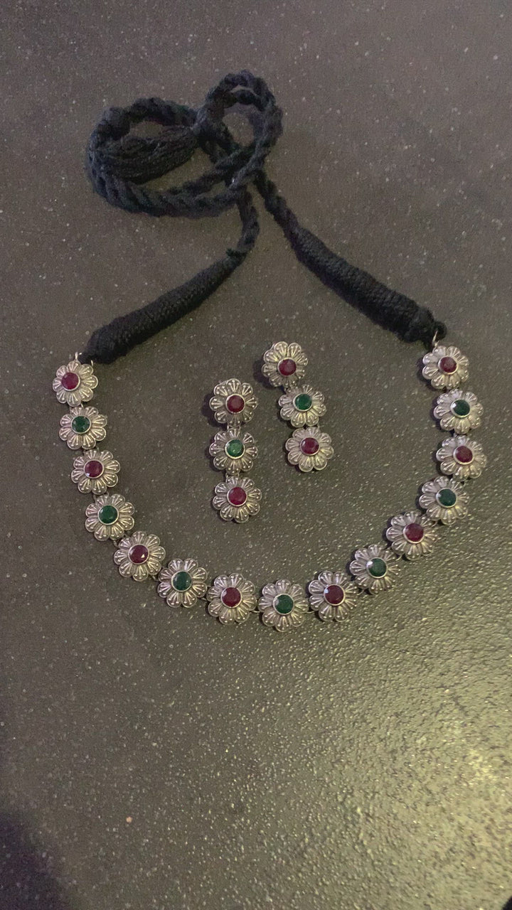 Vintage Necklace with Earrings