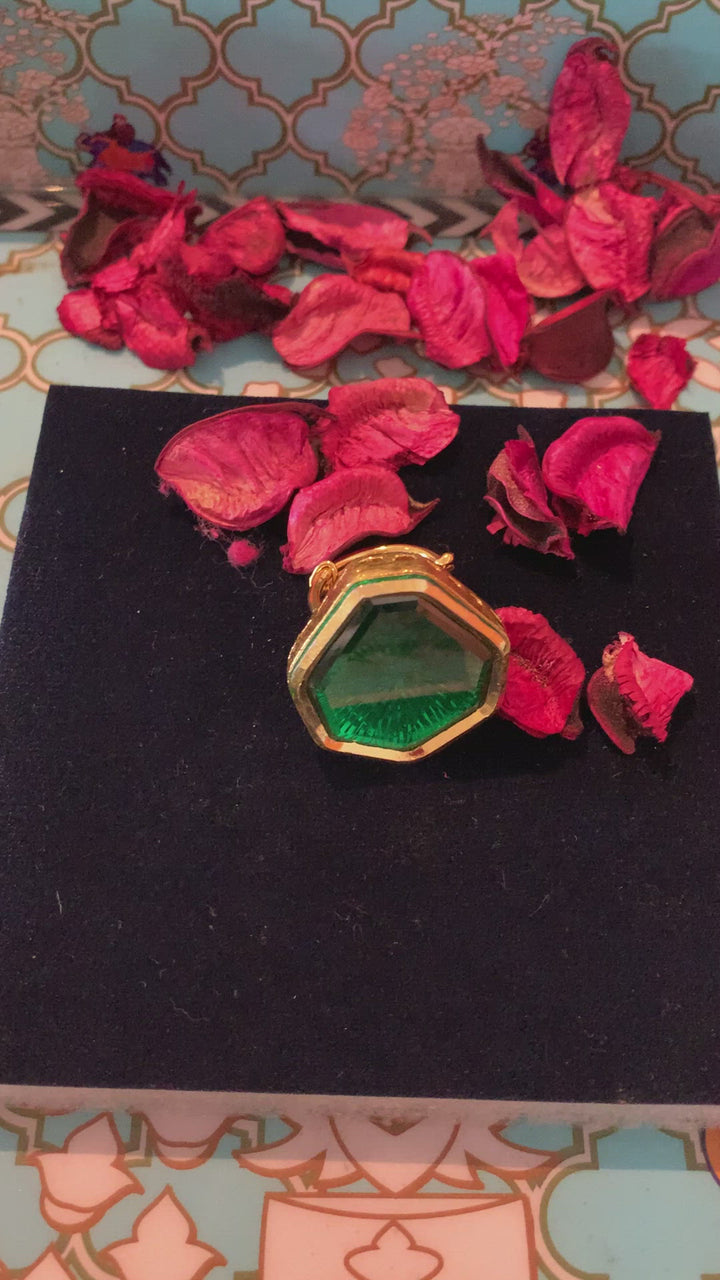 Green Stone Ring