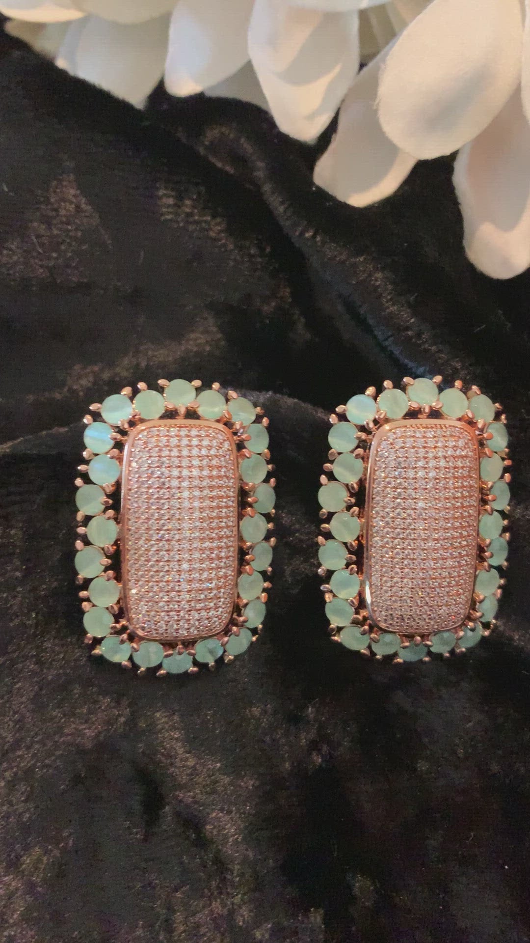Sea Green Studs