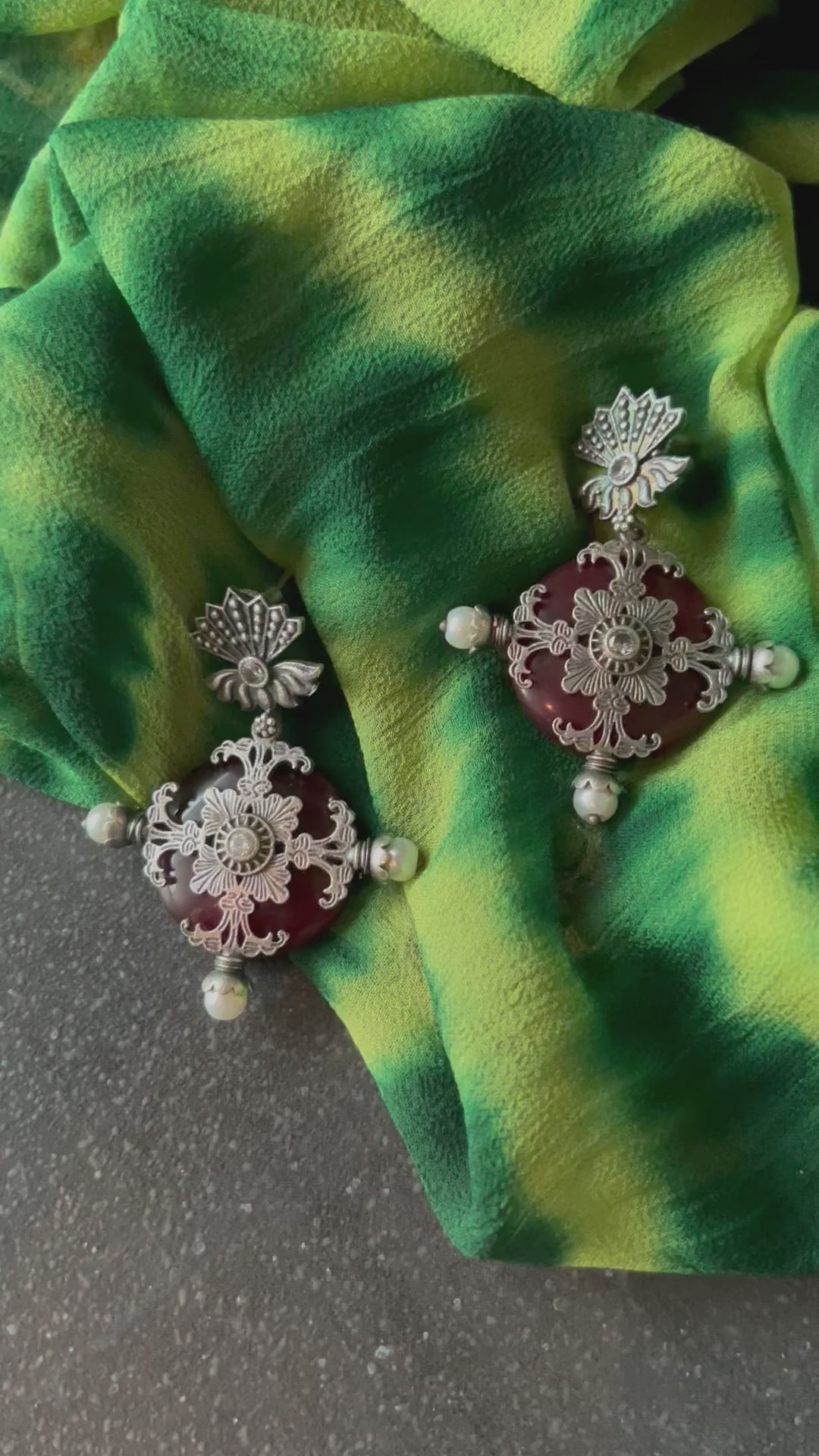 Antique Brass Earrings