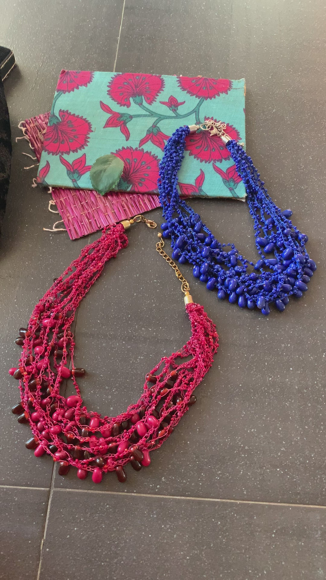 Statement Collar Beaded Necklace