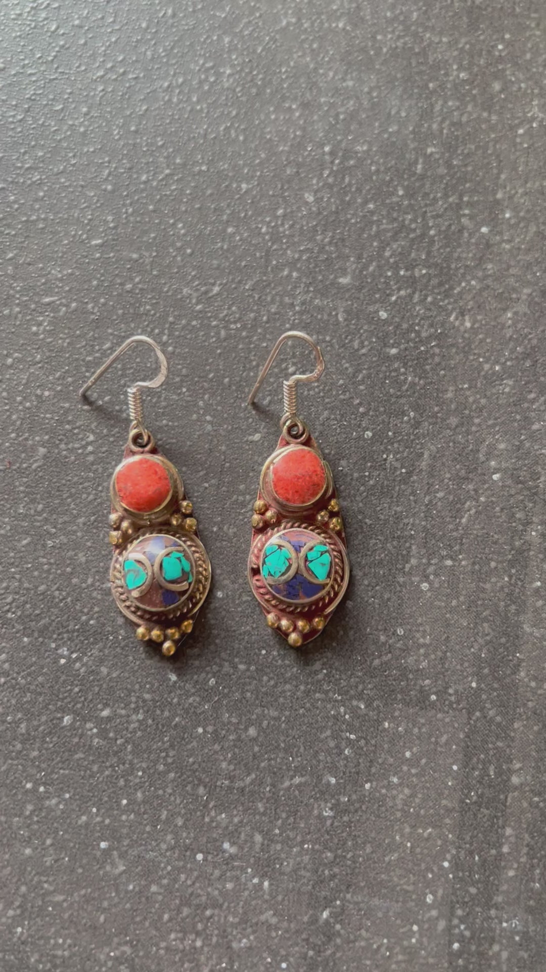 Antique Stones Danglers