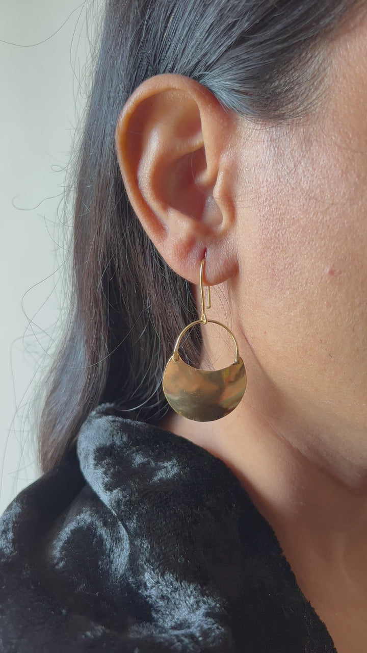 Minimalist Gold Tone Danglers