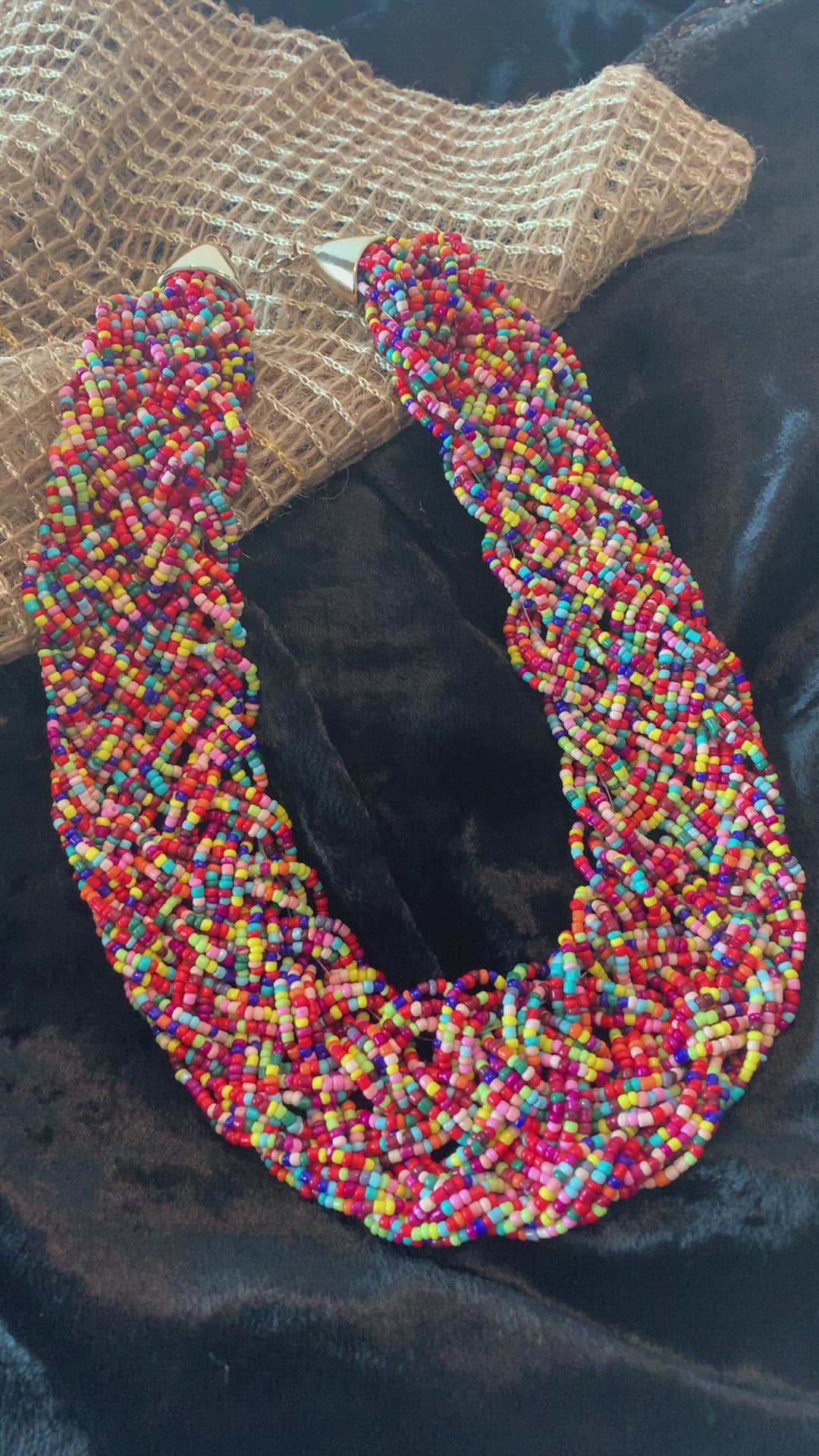 Statement Beads Necklace