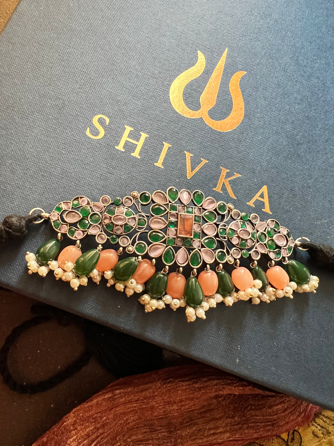 Antique Choker with Earrings