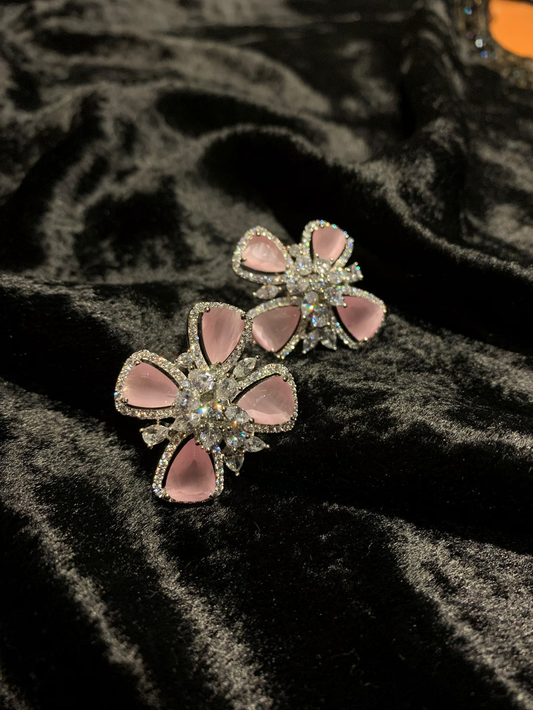 Baby Pink CZ Studs