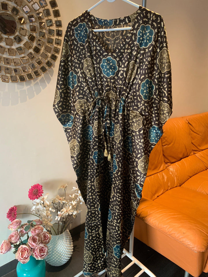 Mashru silk Kaftan - SHIVKA