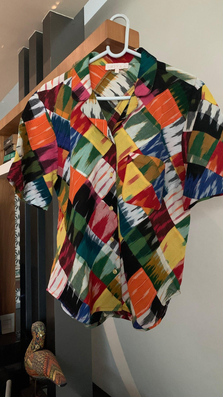 Stylish Patchwork Night Suit - SHIVKA