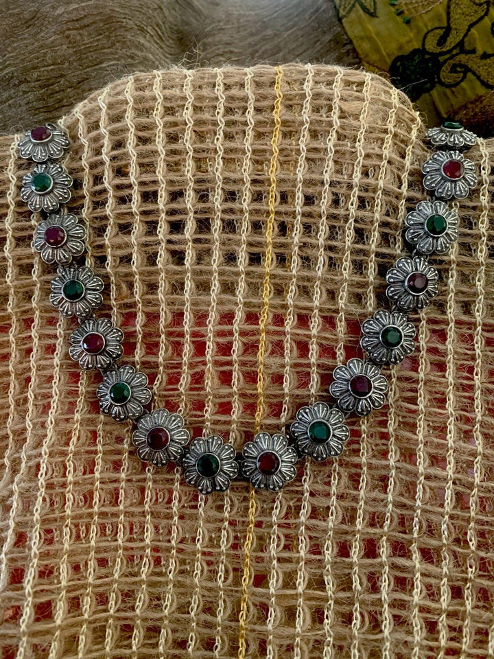 Vintage Necklace with Earrings - SHIVKA