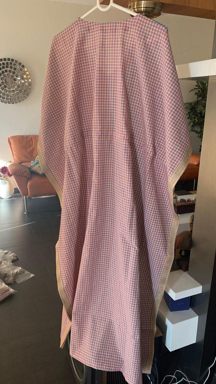 Half n Half Designer Cotton Kaftan - SHIVKA