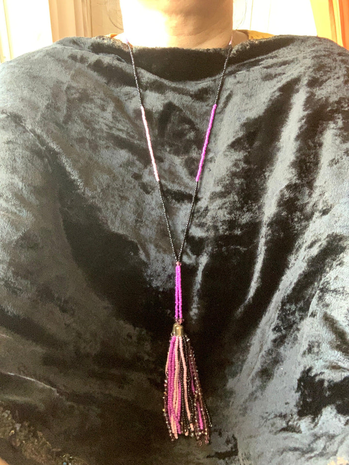 Style Tasseled Long Necklace - SHIVKA