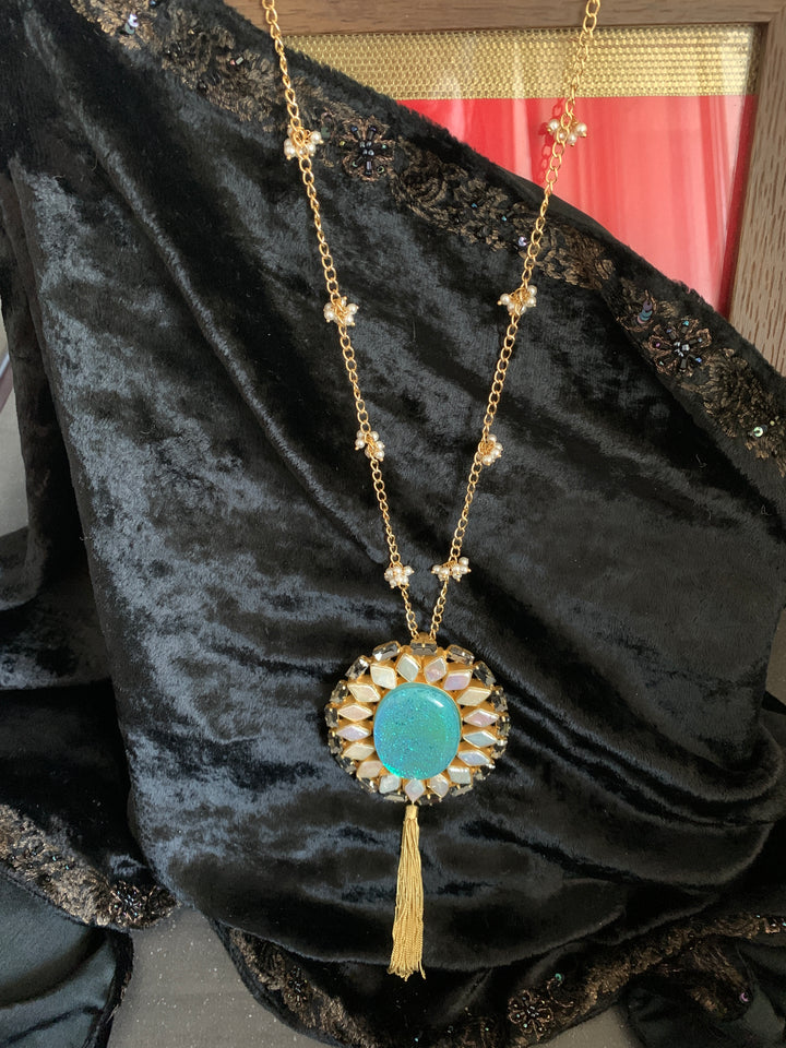 Designer Gemstones Pendant Necklace